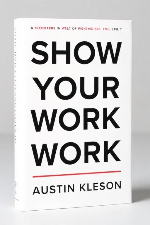 Show Your Work! by Austin Kleon book cover